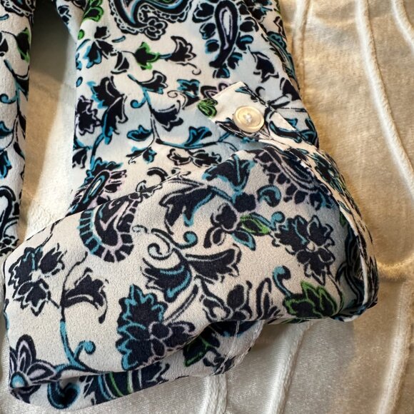 Classic Jones New York Paisley Blouse - Picture 7 of 13